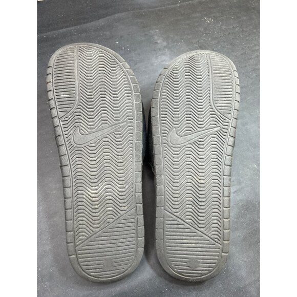 Nike Mens Black Slide Sandals Size 9 Rubber Comfort Slip-On Durable Design - Picture 7 of 7